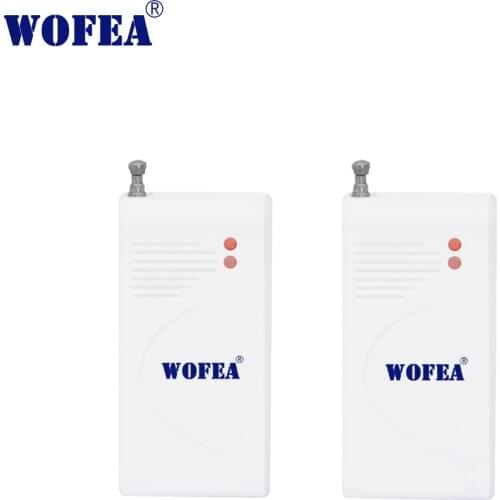 Wofear 2pcs/lot wireless vibration sensor shock detector Break Breakage Glass Sensor Detector