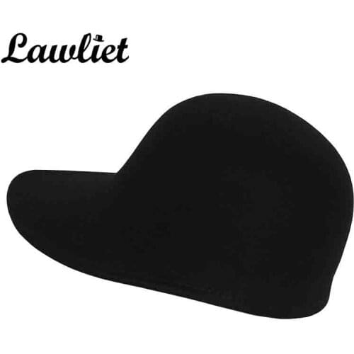 Winter Baseball Cap for Men Women Girl Wool felt Fashion Hip Hop Cap Plain Adjustable Snapback Cap Outdoor Casual Sport Hat T282