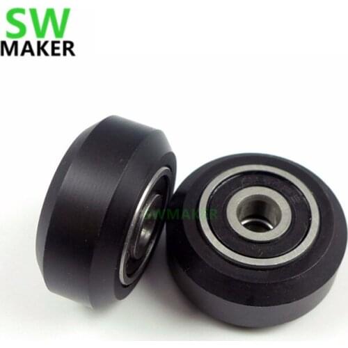 1pcs V wheel Assy for Openbuilds V-Slot rail,OX CNC,V Slot,solid wheel Poly, Carbonate
