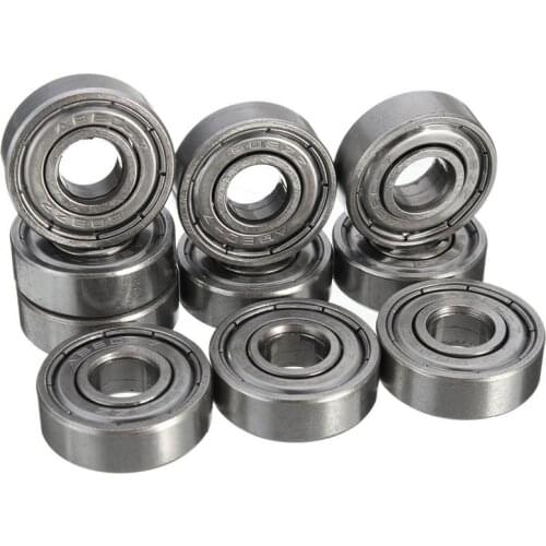 10pcs/pack Roller Scooter Blade Ball Bearings Wheels Silver ABEC-5 608ZZ Skateboard