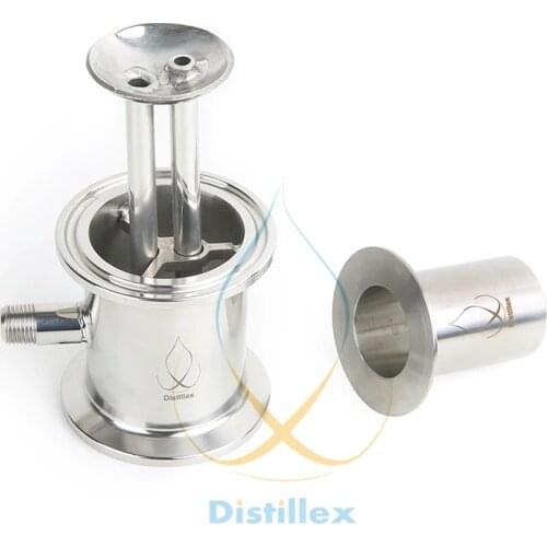 2"51mm OD64mm Set for visual Rectification module , Reflux column , Distillation , Sanitary Steel 304