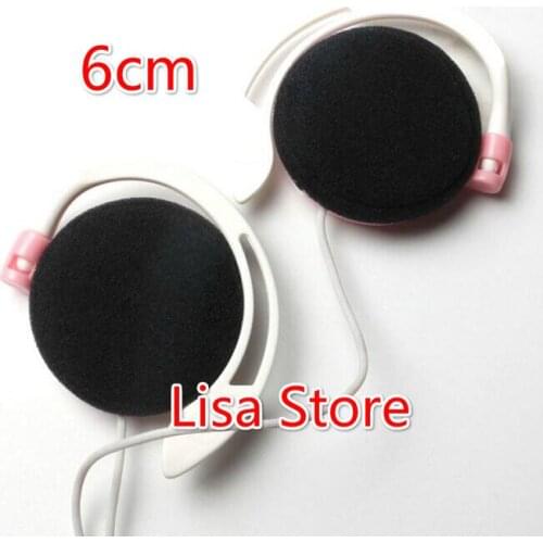 Free 500pcs/250pairs 6CM Soft Foam Earbud Headphone Headset Ear Pads Replacement Sponge Covers Tips For Earphone MP3 MP4 H006