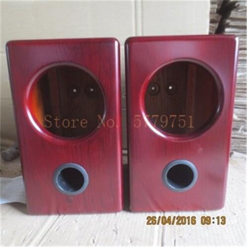 6.5 Inch White Oak Solid Wood Speaker DYI Empty Box Full Range Speaker Box Cabinet