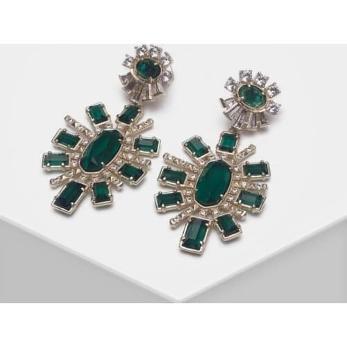 Amorita boutique Vintage luxury lady style drop earrings