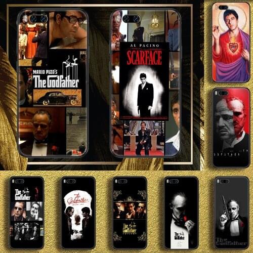 Moive Godfather Phone case For Xiaomi Mi Max Note 3 A2 A3 8 9 9T 10 Lite Pro Ultra black 3D cell cover soft prime luxury funda