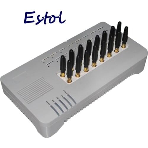 DBL GOIP16 Quad band VOIP GSM Gateway 16 Channel GOIP 16 GOIP-16 IMEI change sim bank Routes 16 SIM Cards SMS VOIP Short Antenna