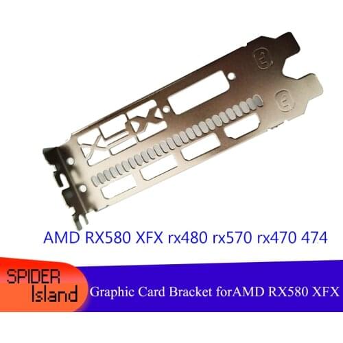 XFX Bracket New Video card baffle for AMD XFX RX580 XFX RX480 RX570 RX470 474 GTR 12cm Full Height Bracket