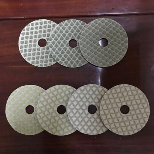 Economical Dry Polishing Pads for Natural Stone Ceramic Tile Concrete Polisher Disc Pad Tool Marble Polishing Discs 7 Pcs/lot