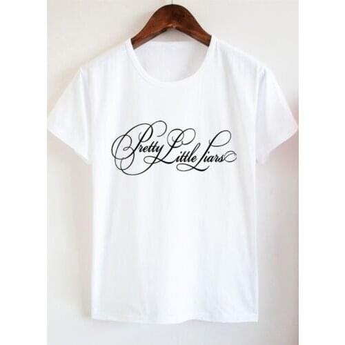 Cotton Handmade Unique Loose Womens Girls Ladys T-Shirt Pretty Little Liars graphic fashion funny slogan tumblr tees art tops