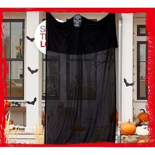 Halloween Decoration Hanging Ghost Skeleton Pendant Horror Ghost Glowing Sounding Horror Decoration Horror Scenery Decoration