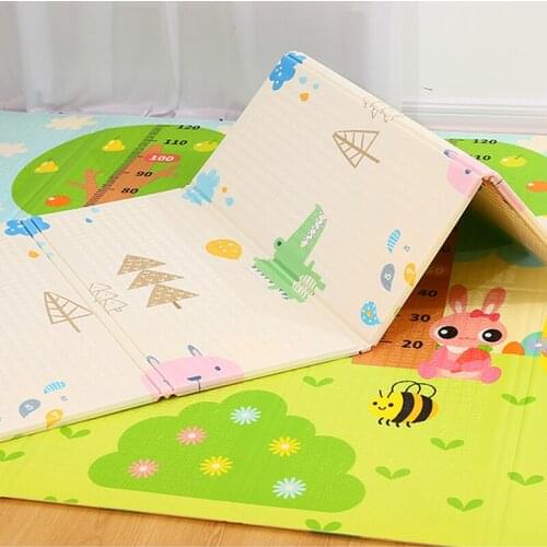 Carpet Floor Child Foldable Baby Play Mat Kids Toys Cartoon Double-sided Infant Climbing Pad Waterproof Activity Game Kids Rug