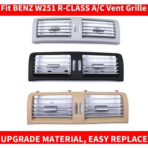 Car AC Dashboard Central Middle Air Conditioner Vent Grille Panel Cover For Mercedes Benz W251 R-CLASS R300 R320 R350 R400 R500
