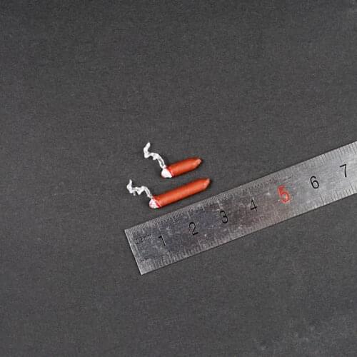 1/6 Burning Cigars Cigarettes Models Action Figures Scene Accessories