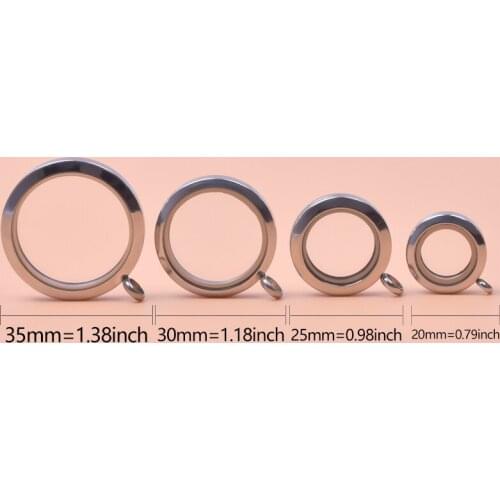 10Pcs Stainless Steel Plain Round Glass Living Floating Memory Locket Pendant For Women Medallion Gift Necklaces Jewelry Diy