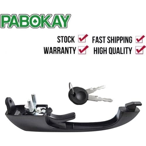 Outside Exterior Door Handle Left Or Right with 2 Keys For VW Transporter III Bus T3 1979-1992 251837205