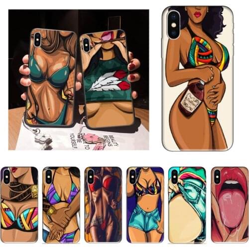 Zororong hot flirt sexy girl Phone Case For iPhone 12 Mini 11 Pro XS Max X XR 7 8 Plus