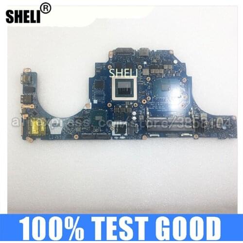 SHELI for Dell Alienware 15 R2 17 R3 Laptop Motherboard Notebook Pc CN-0DVV6W 0DVV6W DVV6W LA-C912P I7-6700hq GTX970M Test Ok