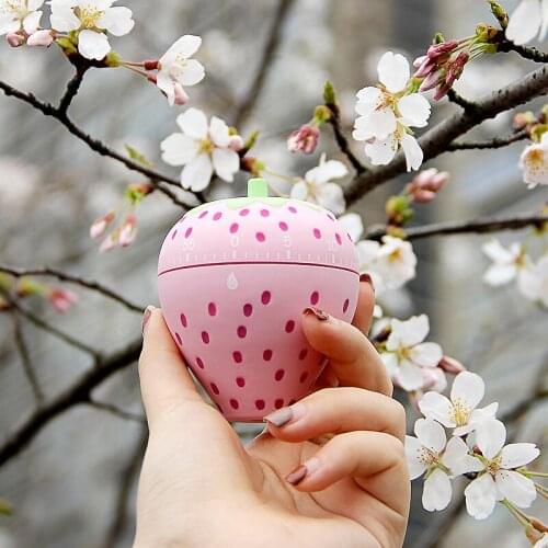 Students rotate lovely time manager learn work efficiency timer kitchen mechanical reminder timer