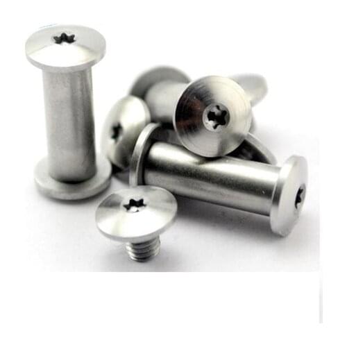 T8 Plum head DIY tools material Knife handle plate Fastening Plum style M3.5 screw Rivet Furniture processing screw