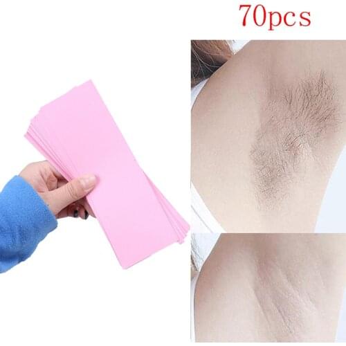 100pcs/Pack Removal Nonwoven Body Cloth Hair Remove Wax Paper Rolls Hair Removal Epilator Wax Strip Paper