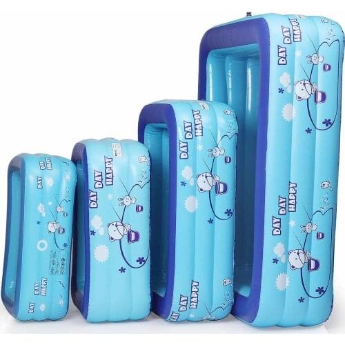113/123/143/173/205/255cm PVC Swimming Pools for Family Outdoor Indoor Childrens Three-ring Inflatable Kids Play Bathing Tub
