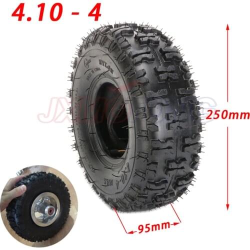 4.10/3.50-4 410/350-4 ATV Quad Go Kart 47cc 49cc Chunky 4.10-4 Tire inner tube Fit All Models 3.50-4 4"