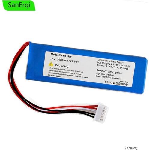 3000mah battery for J B L go play batteries Battery