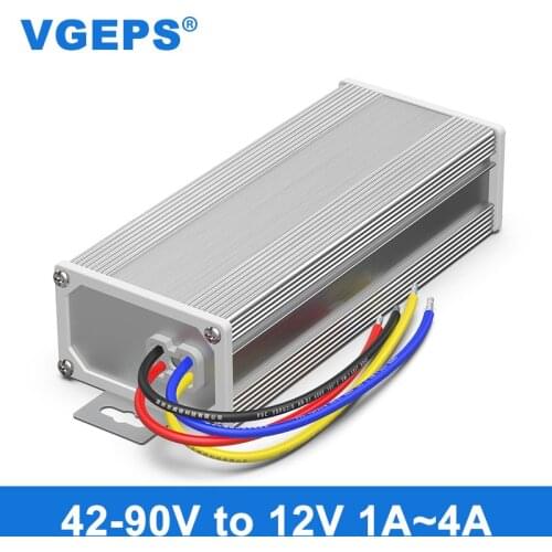 42-90V to 12V automotive isolated power regulator converter 48V60V72V to 12V DC power supply module