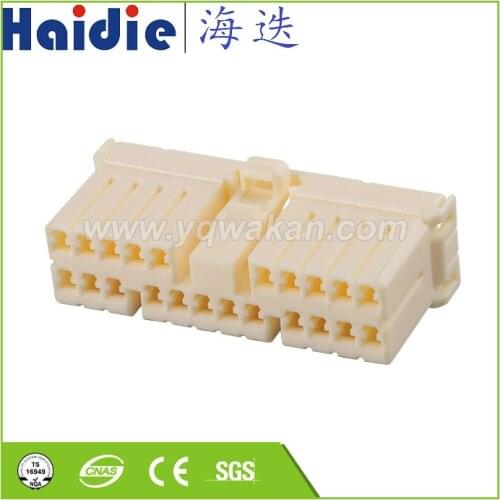 Free shipping 2sets 22pin auto electrical housing plug 22way plastic wiring unsealed connector with pins HD221-1.8-21