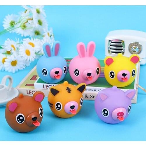 Baby Cute Animals Bath Toy Swimming Water Toys Soft Rubber Squeeze Sound Kids Wash Play Funny Gift