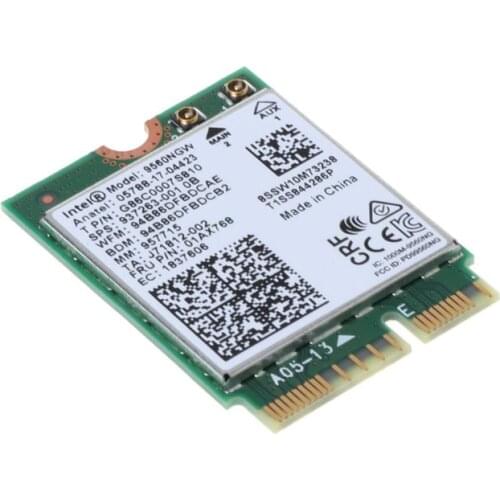 For 1730M Intel 9560NGW Wireless-AC M.2 CNVio Dual Band Bluetooth 5.0 Wifi Card 01AX768