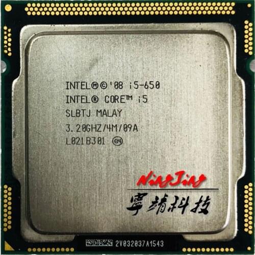 Intel Core i5-650 i5 650 3.2 GHz Dual-Core CPU Processor 4M 73W LGA 1156