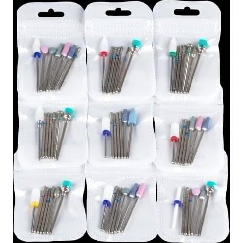 Milling Cutter for Manicure Ceramic Diamond Nail Drill Bits Mill Cutters for Removing Gel Varnish Nail Art Manicure Machine Tool