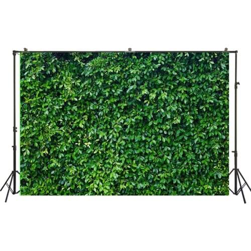 HUAYI Photography Background Green Wall Vinyl Baby Shower Birthday Party Decor Child Photocall Photobooth Backdrop W-2101