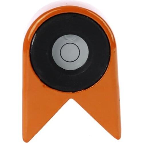 Circular Vial Aluminum Die Cast Rod Level Bubble Spirit 90 Degree for Prism Pole