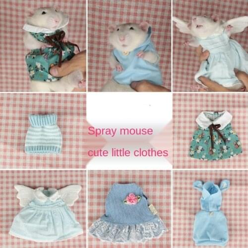 Summer Chipmunk Dress Clothes For Adult Hamster Squirrel Rabbit Cute Dress Sleeveless Sweater Shooting Props Accessories ZA243