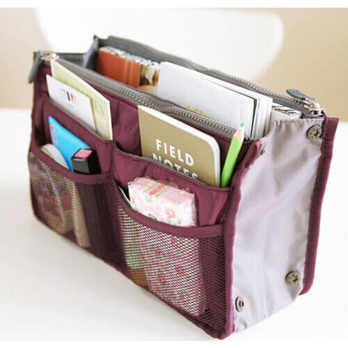 Limit 100 Sell at a loss US STOCK Women Travel Comestic Bag Insert Handbag Organiser Purse Liner Organize