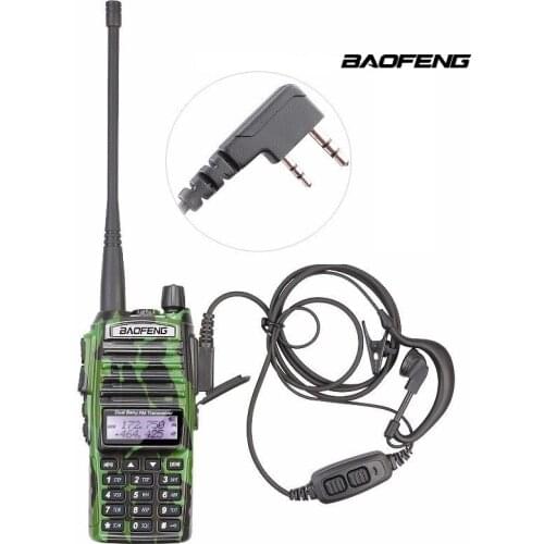 BAOFENGUV-82 Ham Walkie Talkie Amateur Dual Band Dual Display Standby 136-174 & 400-520mhz Long-Body Design handheld Transcevier