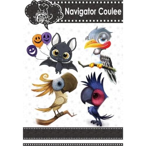 Bird flying animal metal cutting mold DIY decorative embossed paper card template blade punching photo album frame card 2021 new