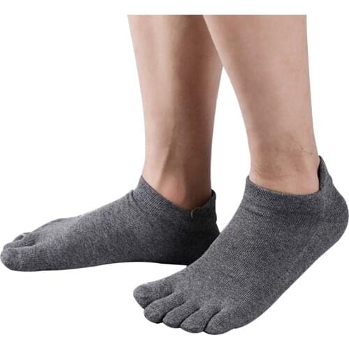 Orthopedic Compression Socks Mens Toe Socks Ultra Low Cut Liner with Gel Tab Breathable FK88