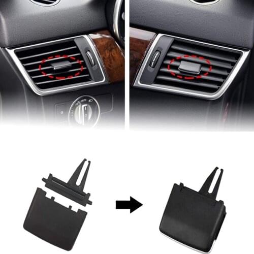 For Mercedes Benz Front Left Right Air Vent Tabs, Front Row Air Grille Tabs Clip for W166 Ml Gle Class X166 Gl Gls Class