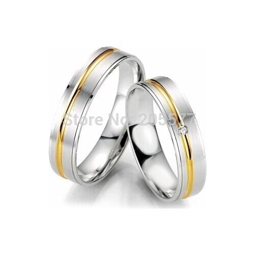 Luxury custom comfort fit gold plating health eBay sales Wedding Band jewelry rings Sets