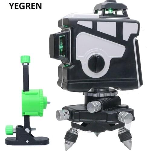 Indoor Outdoor Self-leveling Laser Level 12 Lines Blue Green Light Laser Line Level Meter Straight Measurement for Wall Floor