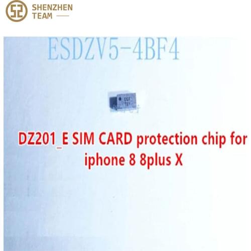 SZteam 10pcs/lot new original ESDZV5-4BF4 DZ201_E DZSIM_K SIM CARD protection chip for iphone 8 8plus X