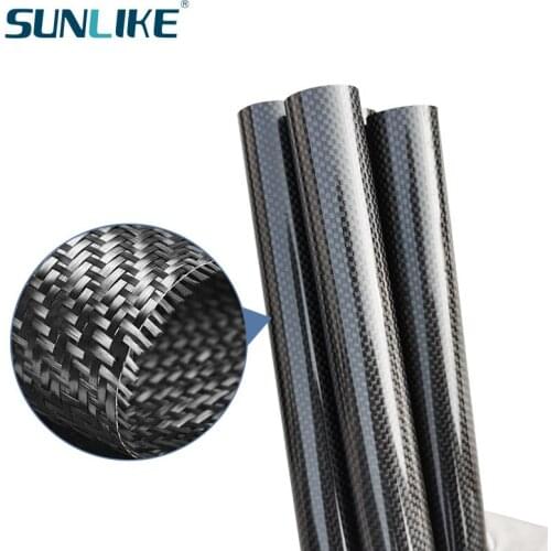 4PCS Carbon Fiber Tube Length 250mm Diameter 14mm 15mm 16mm For RC Model Aircraft Drone Accessories