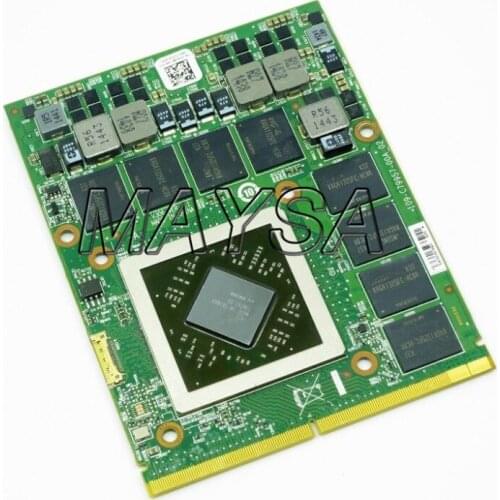 Original HD8970M HD 8970M R9 M290X 216-0847000 Graphic Vedio Card 4GB GDDR5 MXM 3.0 for Dell M17x M18x M15x M6800 M6100 work