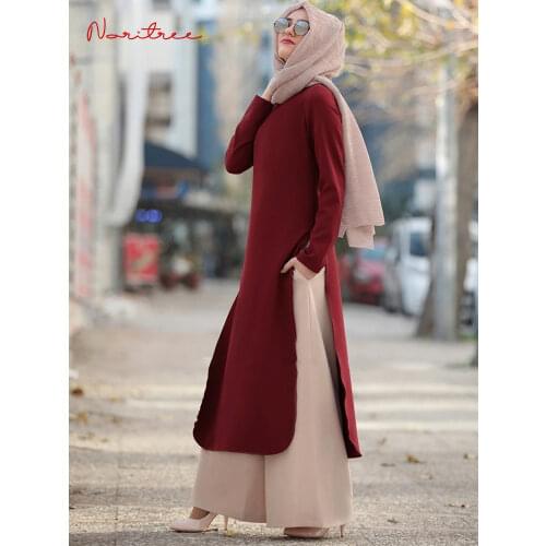 2 Pieces muslim suits tops +pants Muslim sets female Kaftan Islamic Clothing Grote Maten Dames Kleding Ensemble Musulmane F1761