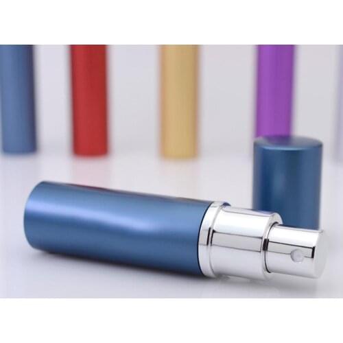 10ml Aluminum Spray Bottle Travel Fine Mist Refillable Bottle Empty Sprayer Perfume Diffuser Atomizer Cosmetic Containers
