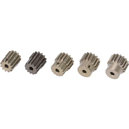 Model Accessories 32dp 3.175mm 12t-16t Car Model Motor Gear Set Aluminum Metal Gear For 1 / 10 Rc Truck