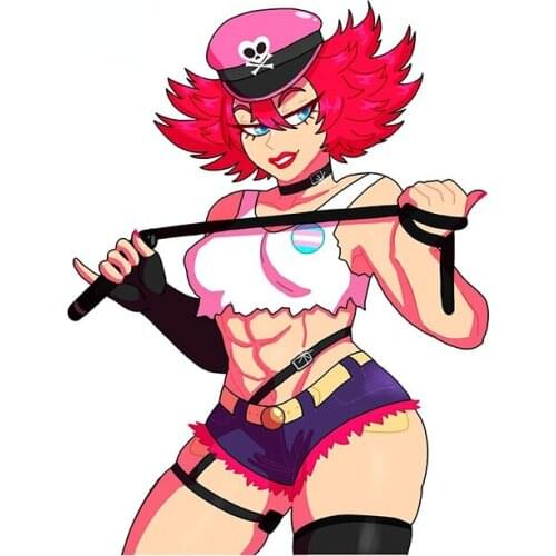 13cm x 8.1cm for Car Stickers Laptop Anime Motorcycle Helmet RV VAN Trunk Waterproof Decal Decoration